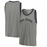 New Orleans Pelicans Fanatics Branded Wordmark Tri-Blend Tank Top - Heathered Gray,baseball caps,new era cap wholesale,wholesale hats